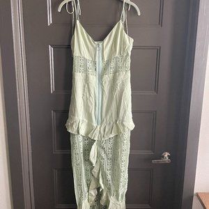 NWOT For Love & Lemons Lovebird Lace Midi Dress